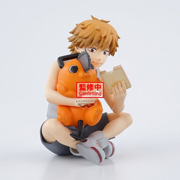 Chainsaw Man Break Time Denji & Pochita figure 7cm-1