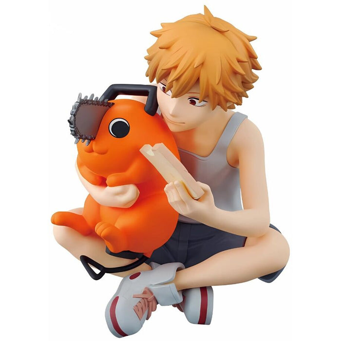 Chainsaw Man Break Time Denji & Pochita figure 7cm-2