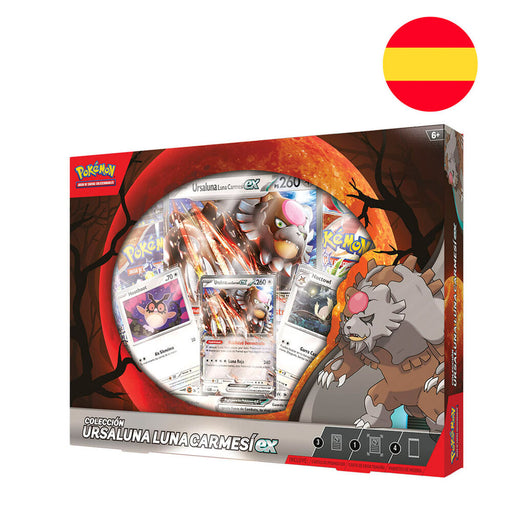 Spanish Pokemon Ursaluna Luna Carmesi Collectible card game box-1