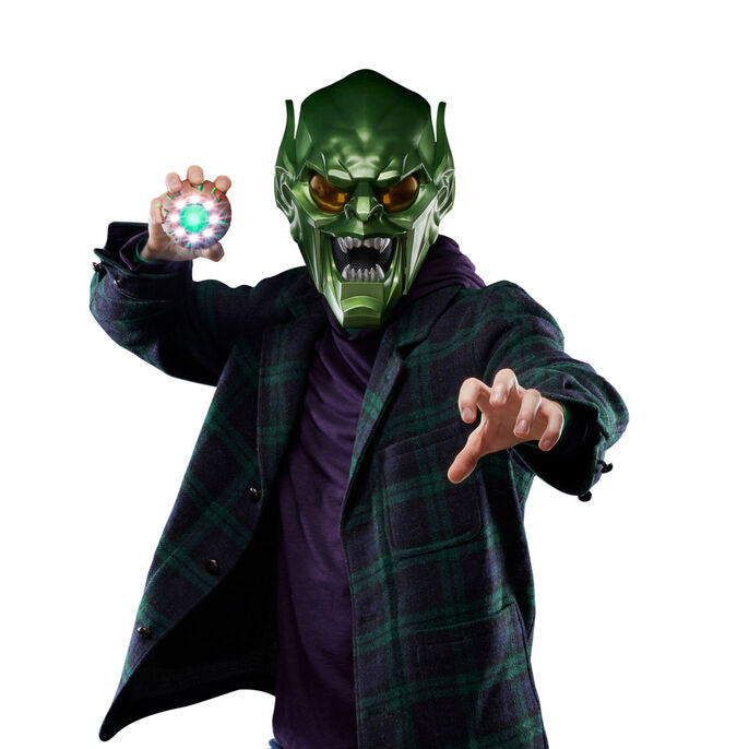 Marvel Spider-Man: No Way Home Green Goblin Premium Roleplay Helmet-12