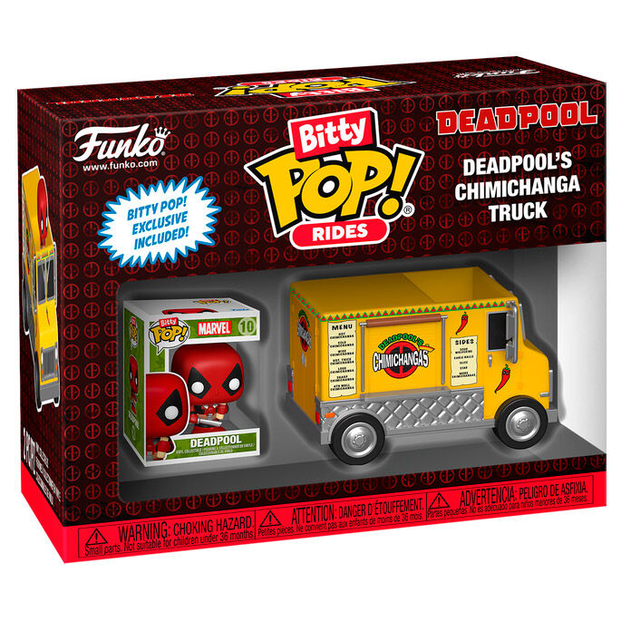 Bitty POP figure Ride Marvel Deadpool - Deadpools Chimichanga Truck-0