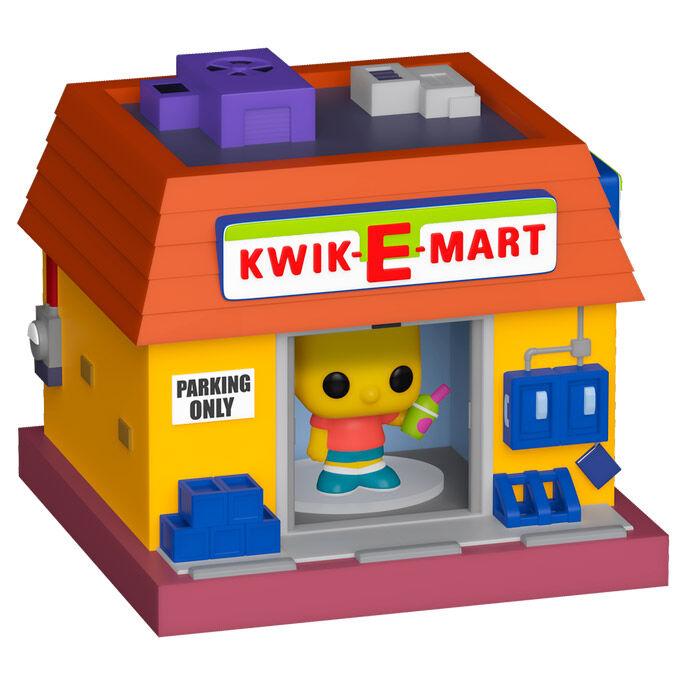 Bitty POP figure Town Simpsons Bart Simpsons and Kwik-E-Mart-2