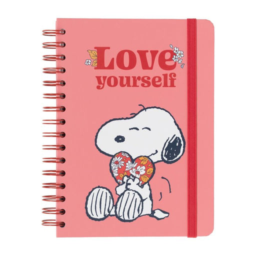 Snoopy Love Yourself A5 notebook-0