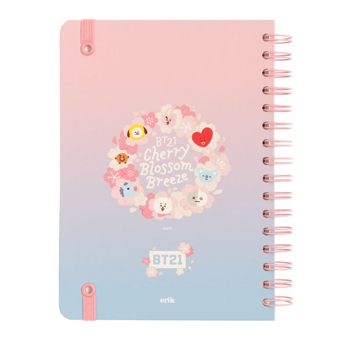BT21 Sakura A5 notebook-1