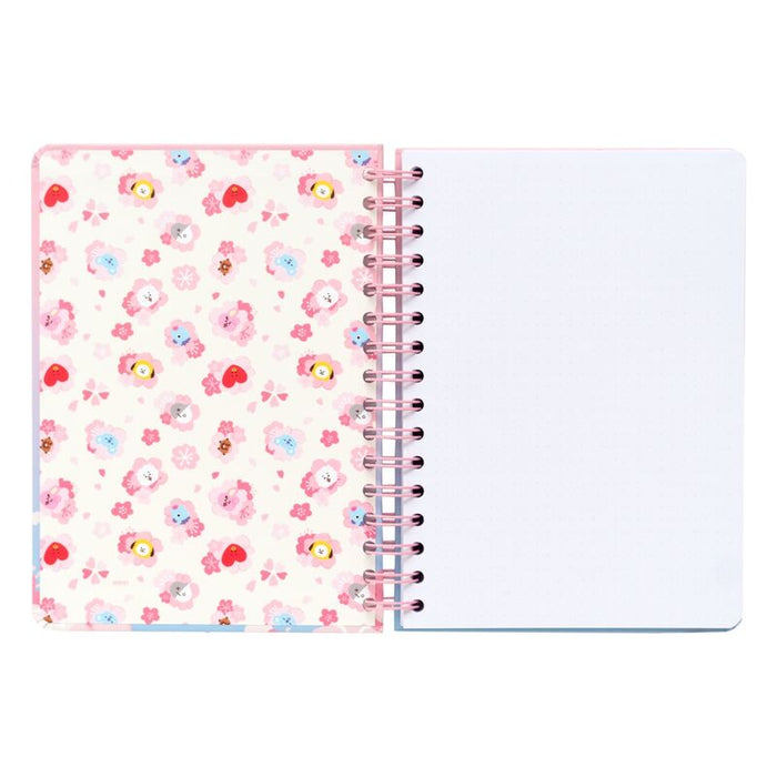 BT21 Sakura A5 notebook-2