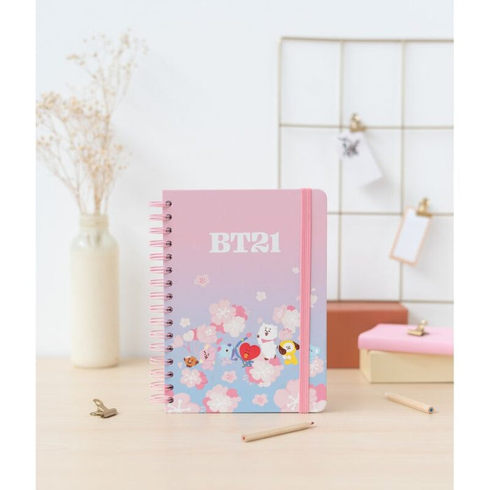 BT21 Sakura A5 notebook-4