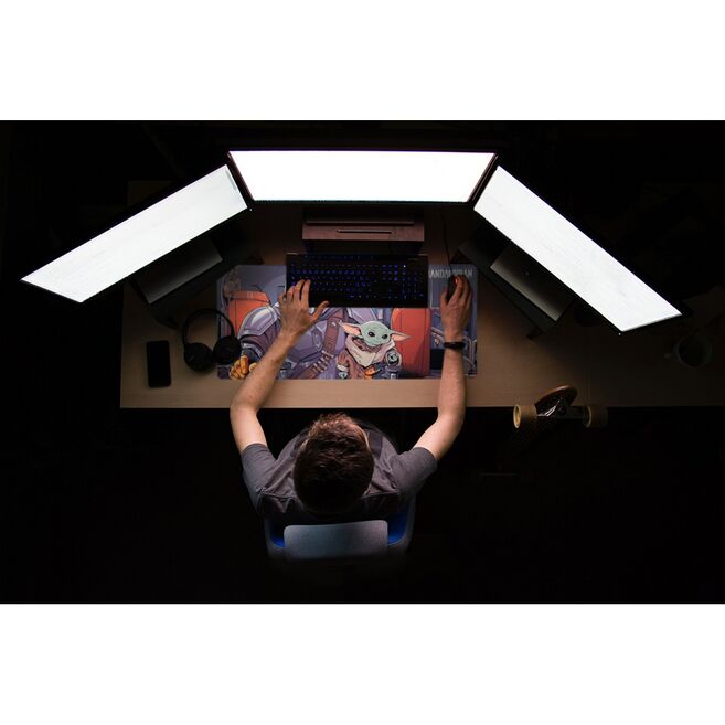 Star Wars Mandalorian &#38; Child gaming desk mat-2