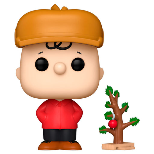 POP figure Peanuts Charlie Brown with Tree-0