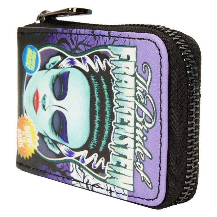 Loungefly Universal Monster Bride of Frankenstein Neon Mask card holder-2