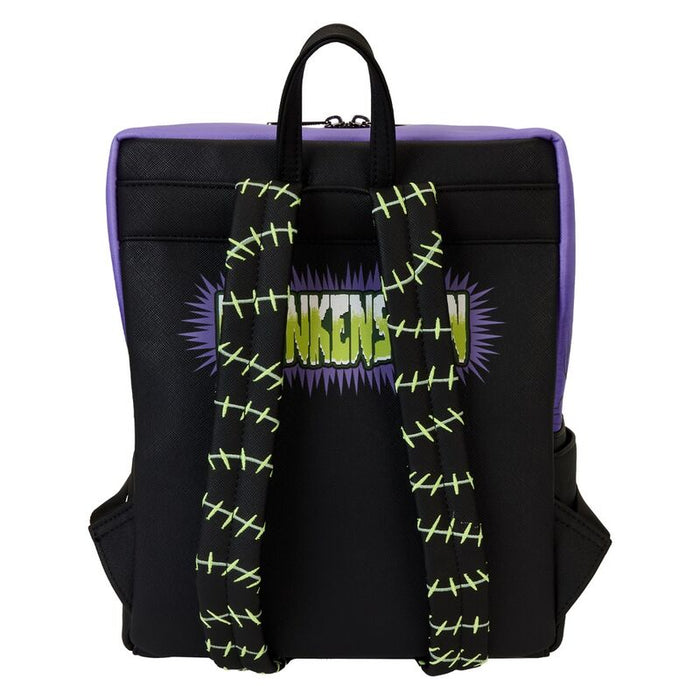 Loungefly Universal Monster Frankenstein Neon Mask backpack 28cm-4