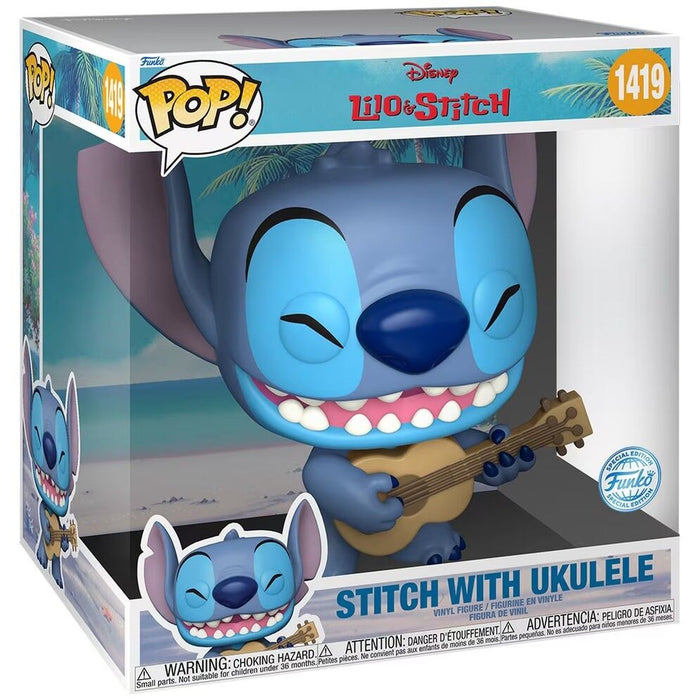 POP figure Disney Stitch Ukelele Exclusive 25cm-2