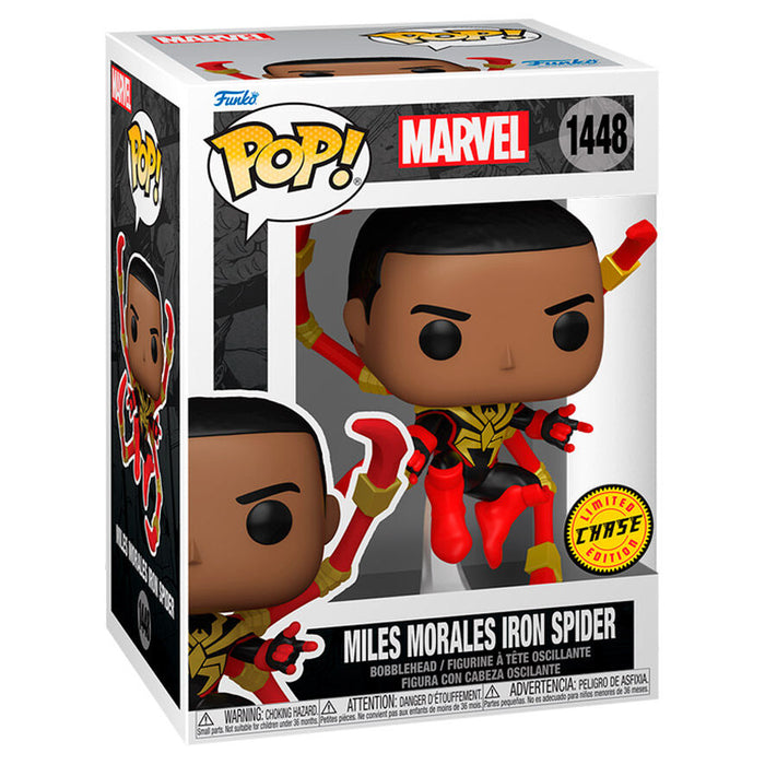 POP figure Marvel Miles Morales Iron Spider Chase-1