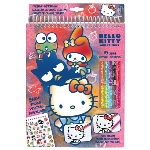 Hello Kitty pencil colouring set-0