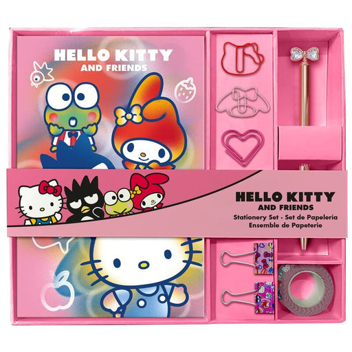 Hello Kitty Stationery set notebook + accessories-0