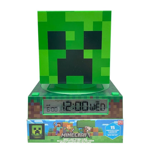 Minecraft 3D lamp with alarm clock-1