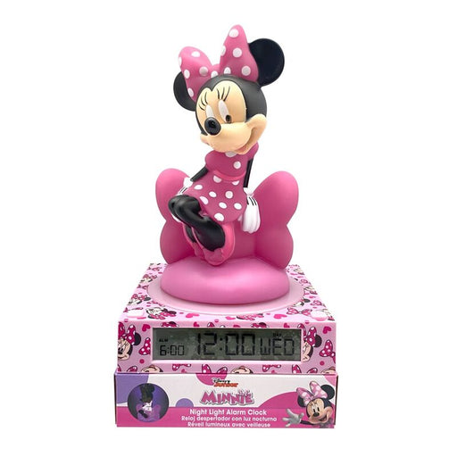 Disney Minnie 3D lamp with alarm clock-1