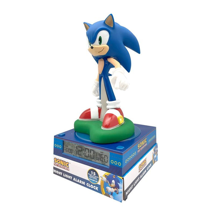 Sonic the Hedgehog 3D lamp with alarm clock-1