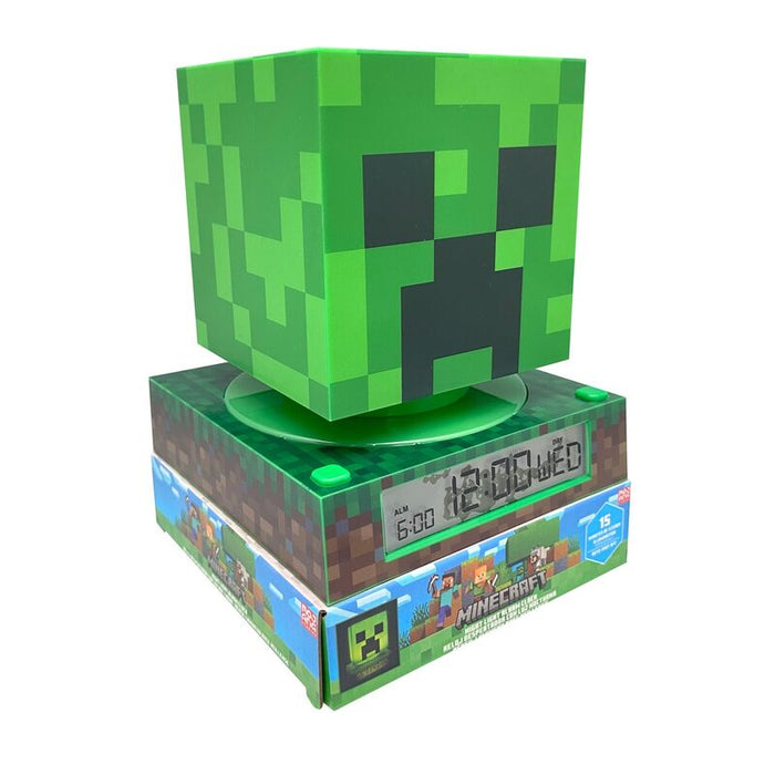 Minecraft 3D lamp with alarm clock-3