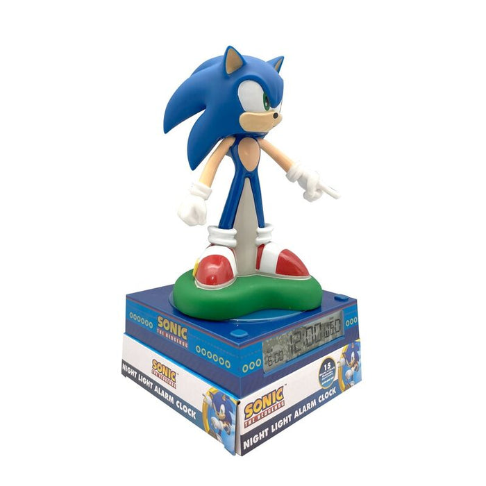 Sonic the Hedgehog 3D lamp with alarm clock-2