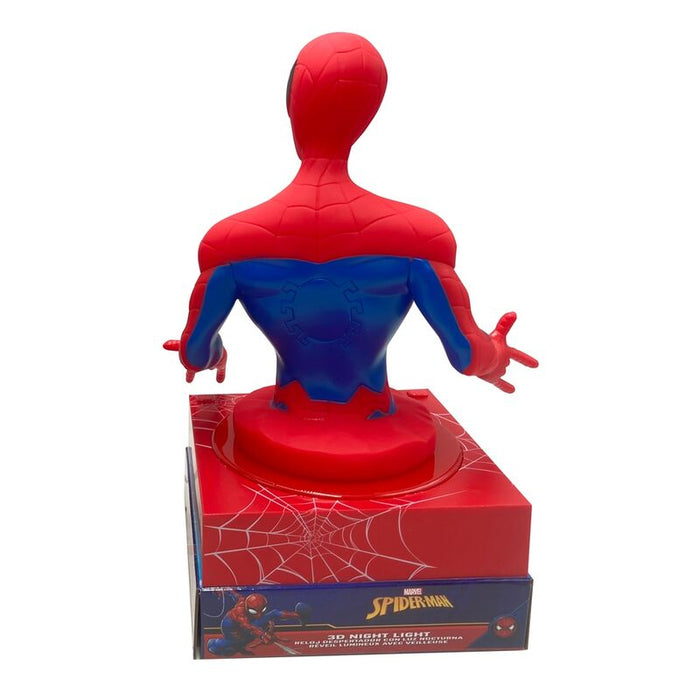 Marvel Spiderman 3D lamp with alarm clock-2