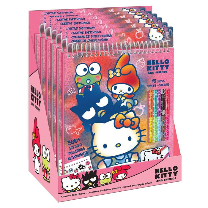 Hello Kitty pencil colouring set-3
