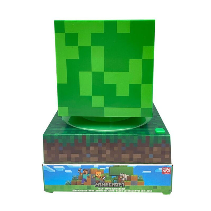 Minecraft 3D lamp with alarm clock-4