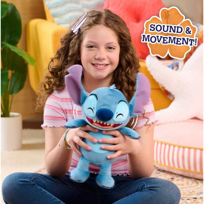 Disney Stitch plush toy 28cm sound & movement-2