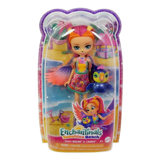 Enchantimals Sunshine Beach Trippi Toucan doll-0