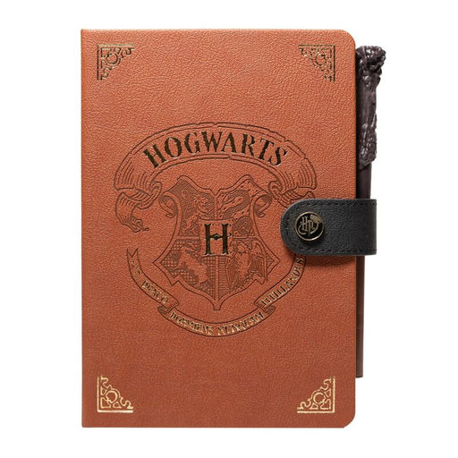 Harry Potter Hogwart A5 premium notebook + wand pen-1