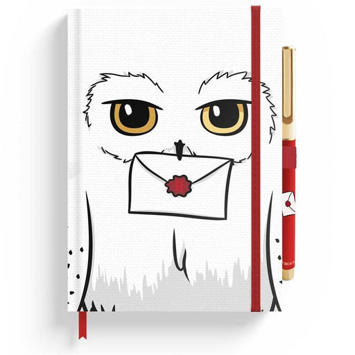 Harry Potter Hedwig A5 premium notebook + pen-0