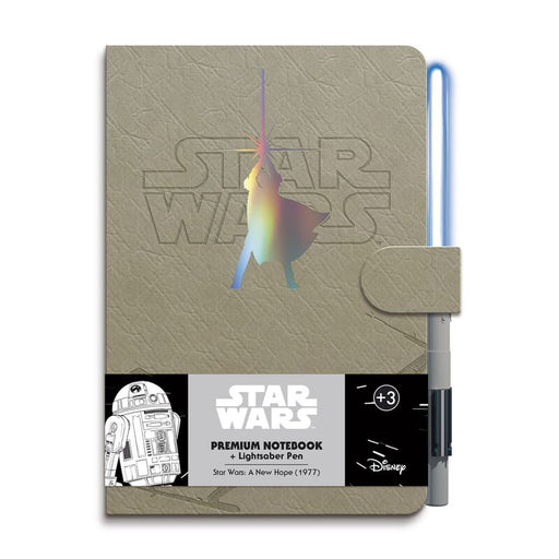 Star Wars Luke Skywalker A5 premium notebook + light sabre pen-1