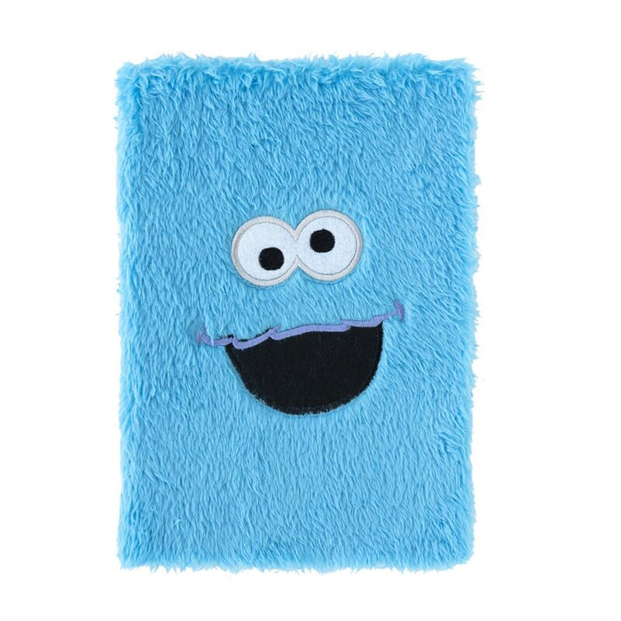 Sesame Street Cookie Monster A5 premium plush notebook-1