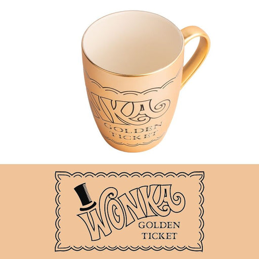 Willy Wonka Golden Ticket mug 350ml-0