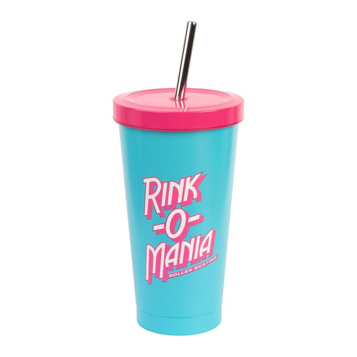 Stranger Things Rink-O-Mania straw tumbler 550ml-1