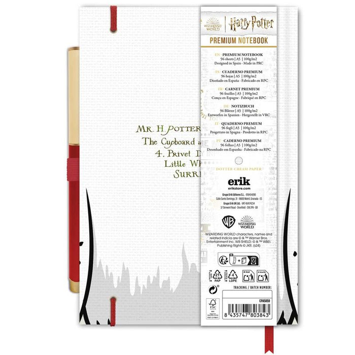 Harry Potter Hedwig A5 premium notebook + pen-2