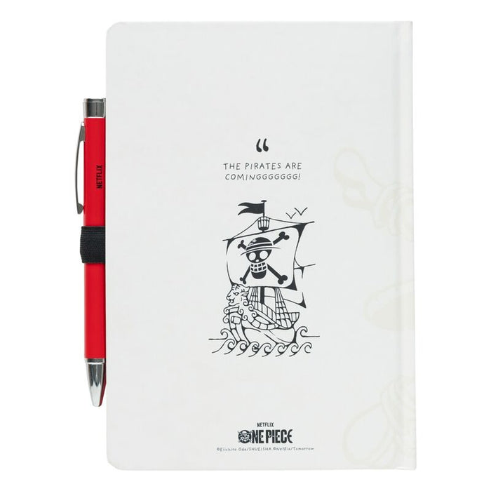 One Piece A5 premium notebook + projector pen-1