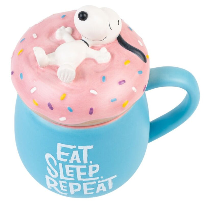 Snoopy Eat Sleep Repeat 3D mug 500ml-2