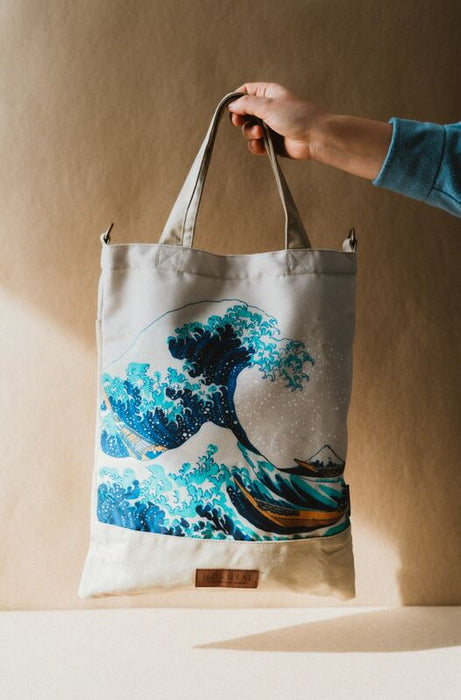 The Great Wave off Kanagawa shopping bag-3