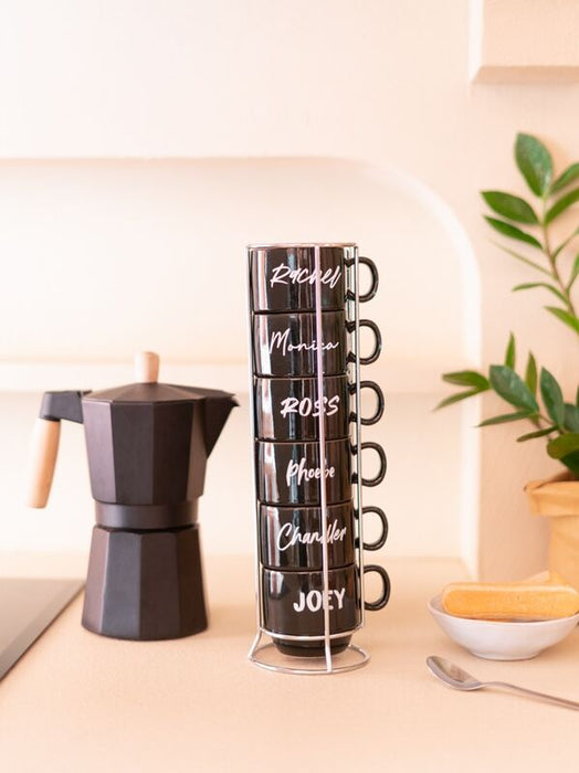 Friends set of 6 mugs 150ml-4