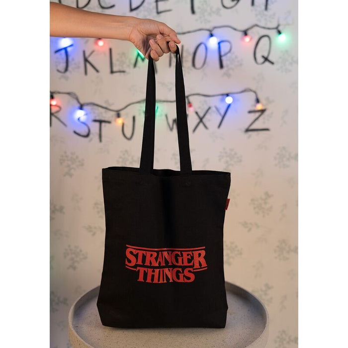 Stranger Things Logo shopping bag-4