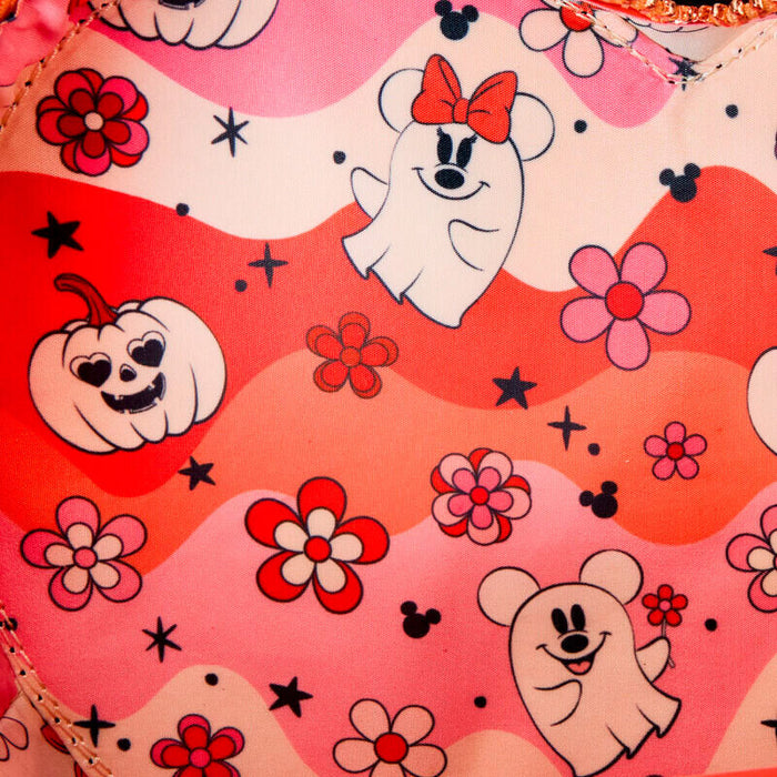 Loungefly Disney Mickey &#38; Minnie Floral Ghost shoulder bag-3