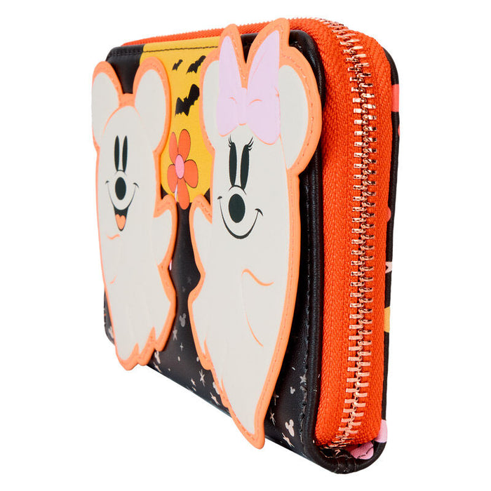 Loungefly Disney Mickey &#38; Minnie Floral Ghost wallet-2