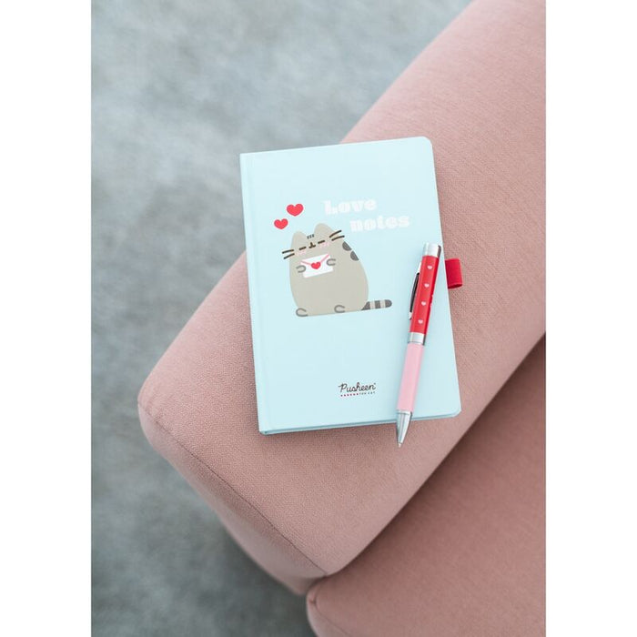 Pusheen Purrfect Love A5 premium notebook + projector pen-5