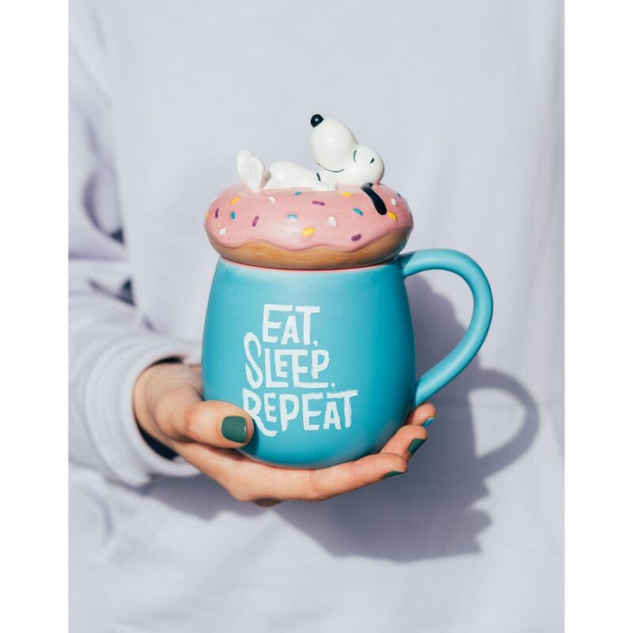 Snoopy Eat Sleep Repeat 3D mug 500ml-3