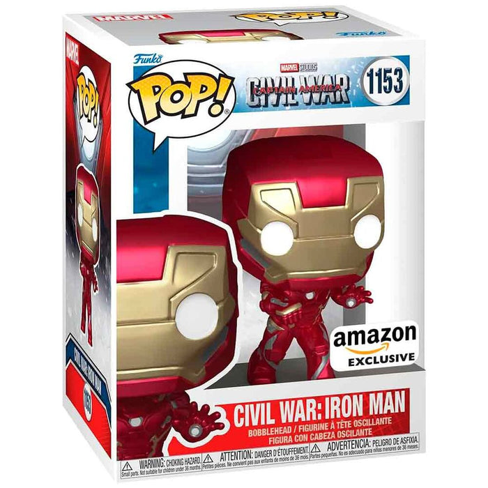 POP figure Marvel Civil War Captain America - Civil War Iron Man Exclusive-1