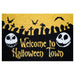 Disney Nightmare Before Christmas Halloween Town doormat-1
