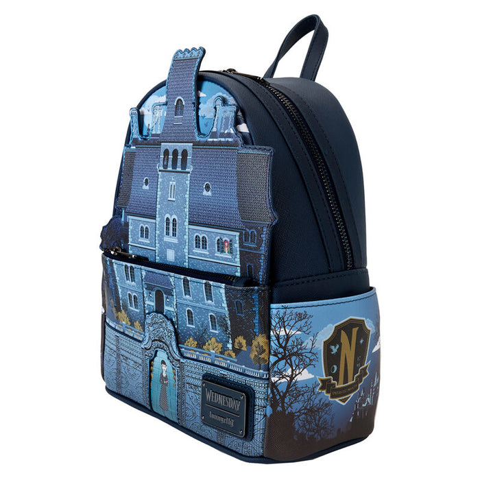 Loungefly Wednesday Nevermore Academy backpack-1