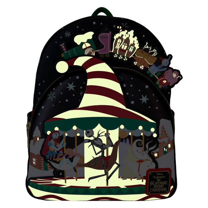 Loungefly Disney Nightmare Before Christmas Journey to Christmas Town backpack-2