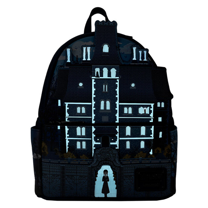 Loungefly Wednesday Nevermore Academy backpack-2