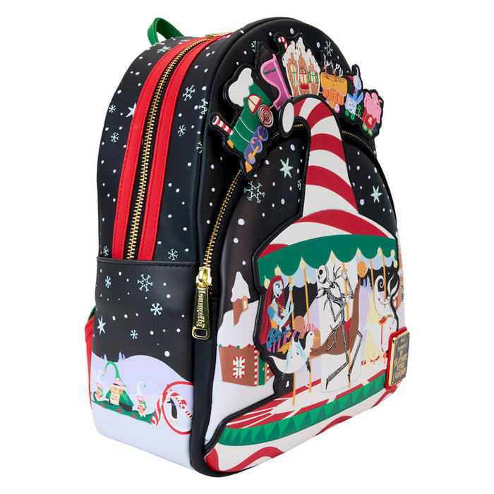 Loungefly Disney Nightmare Before Christmas Journey to Christmas Town backpack-3